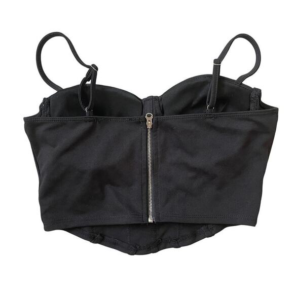 Julia by Love I Rhinestone Bustier Top M | Corset Crop, Padded, Party, Glam Y2K - Picture 2 of 8